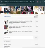 FAYA10 coupon verification screenshot