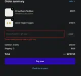 MARINA15 coupon verification screenshot