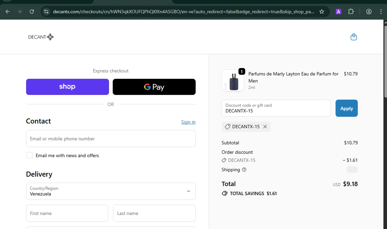 DecantX Promo Codes - 20% Off (16 Verified) Mar 2026