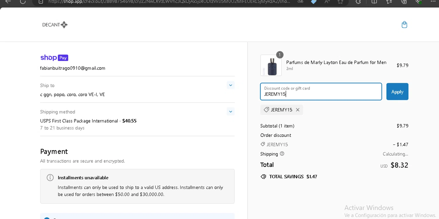 DecantX Discount Codes - 15% Off | November 2024