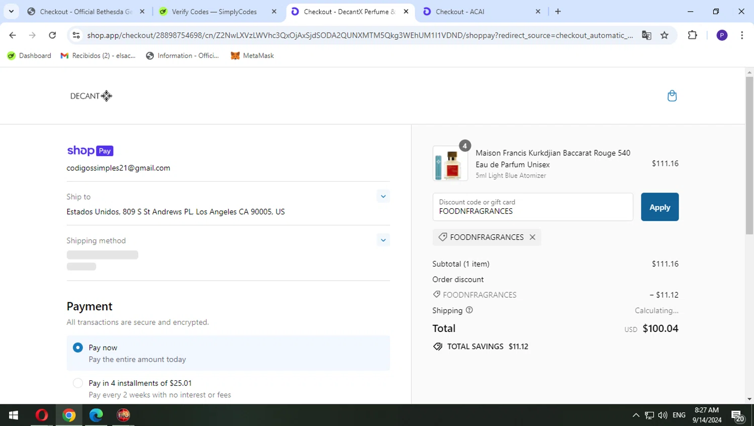 DecantX Discount Codes - 15% Off | December 2024