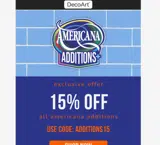 additions15 coupon verification screenshot