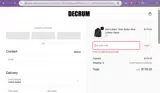 Decrum coupon verification screenshot