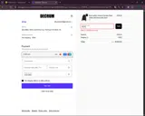 Decrum coupon verification screenshot