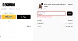 Decrum coupon verification screenshot