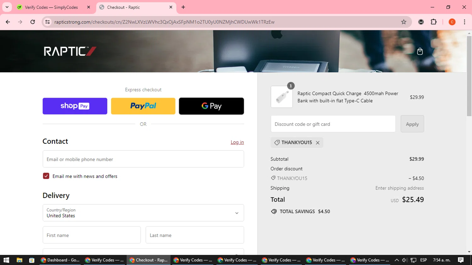where to use Direct Fix promo code box