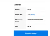SDR15 coupon verification screenshot