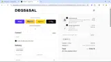 Degs & Sal coupon verification screenshot
