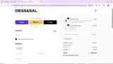 Degs & Sal coupon verification screenshot