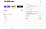 Degs & Sal coupon verification screenshot
