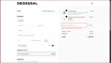Degs & Sal coupon verification screenshot