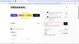 Degs & Sal coupon verification screenshot