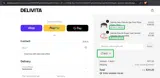 DeliVita coupon verification screenshot