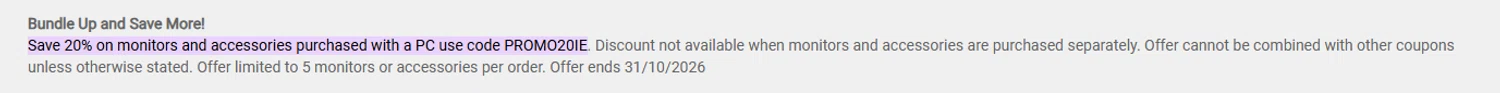 Dell Outlet promo code screenshot showing code PROMO20IE applied at Dell Outlet checkout page. Uploaded by SimplyCodes community member PaulSkenes on Jun 6, 2026