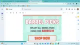 BARREL10 coupon verification screenshot