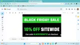 BlackFriday10 coupon verification screenshot