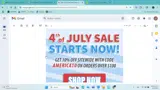 AMERICA10 coupon verification screenshot