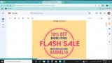 Barrel10 coupon verification screenshot