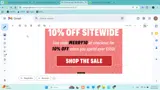 MERRY10 coupon verification screenshot
