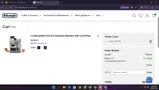 De'Longhi coupon verification screenshot