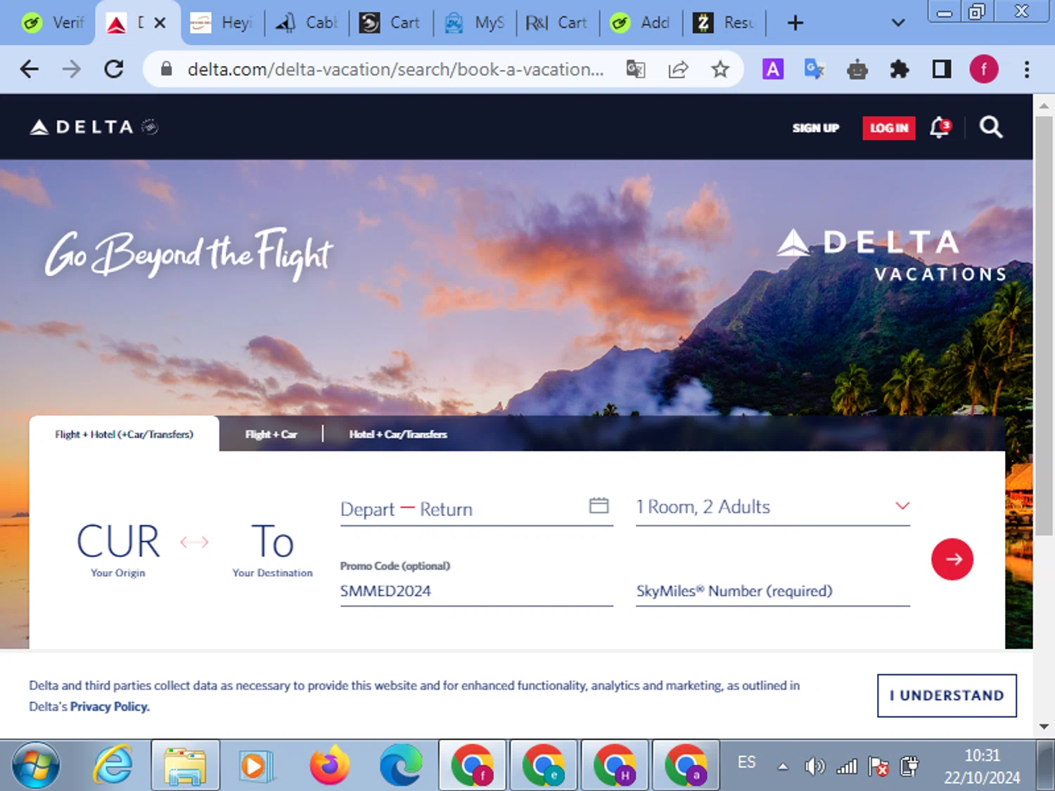 how to use Delta Air Lines coupons