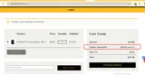 WELCOME20 coupon verification screenshot