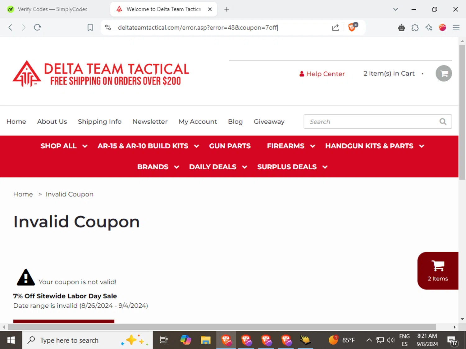 Delta Team Tactical Coupons 5 Off November 2024