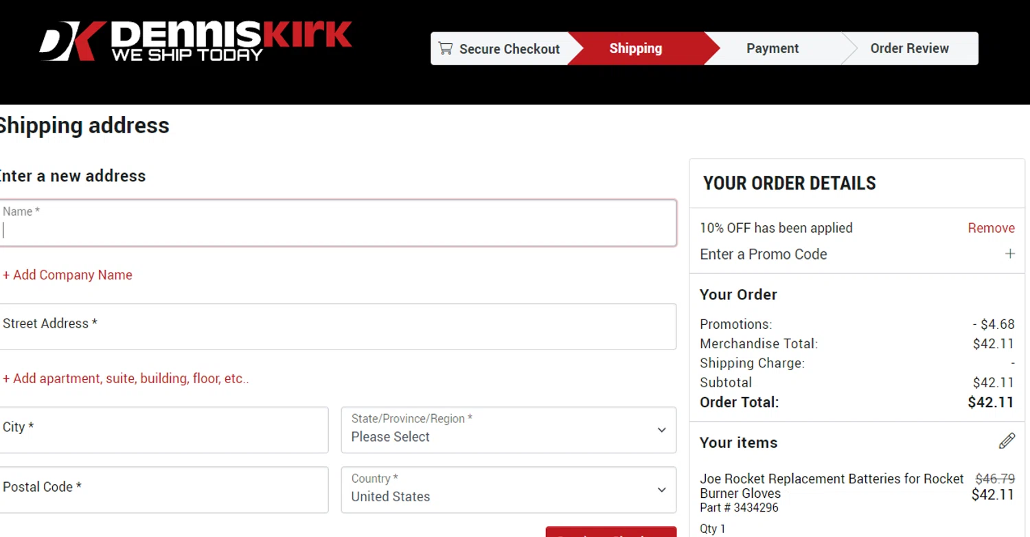 Dennis Kirk Promo Codes 10 Off October 2024