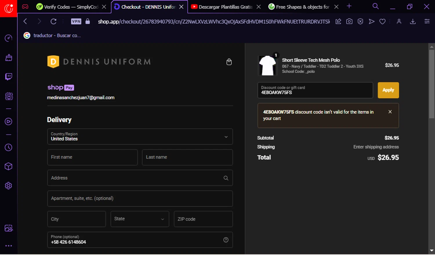 DENNIS Uniform Promo Codes 15 Off May 2024