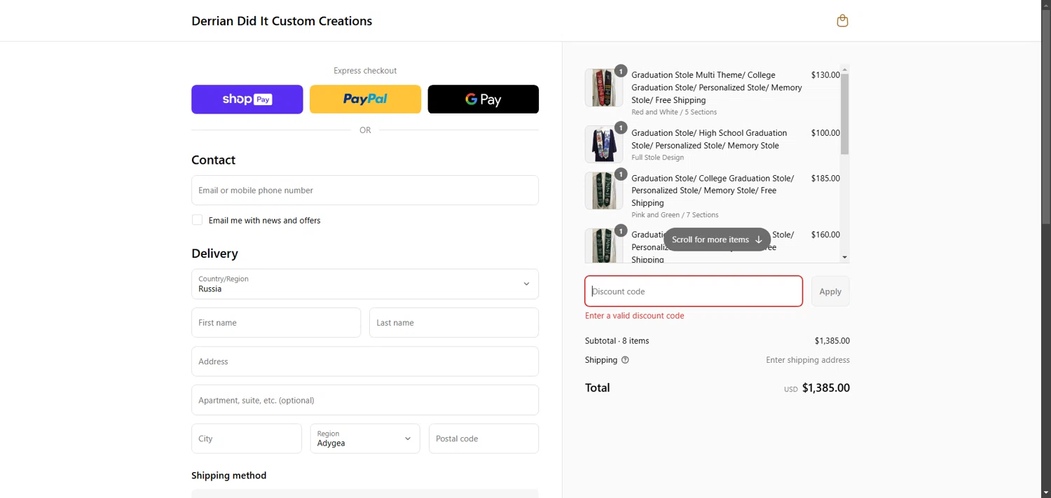 DENNIS Uniform discount code screenshot showing code 15MRFLS24 applied at DENNIS Uniform checkout page. Uploaded by SimplyCodes community member VoucherVirtuoso5207 on May 31, 2025
