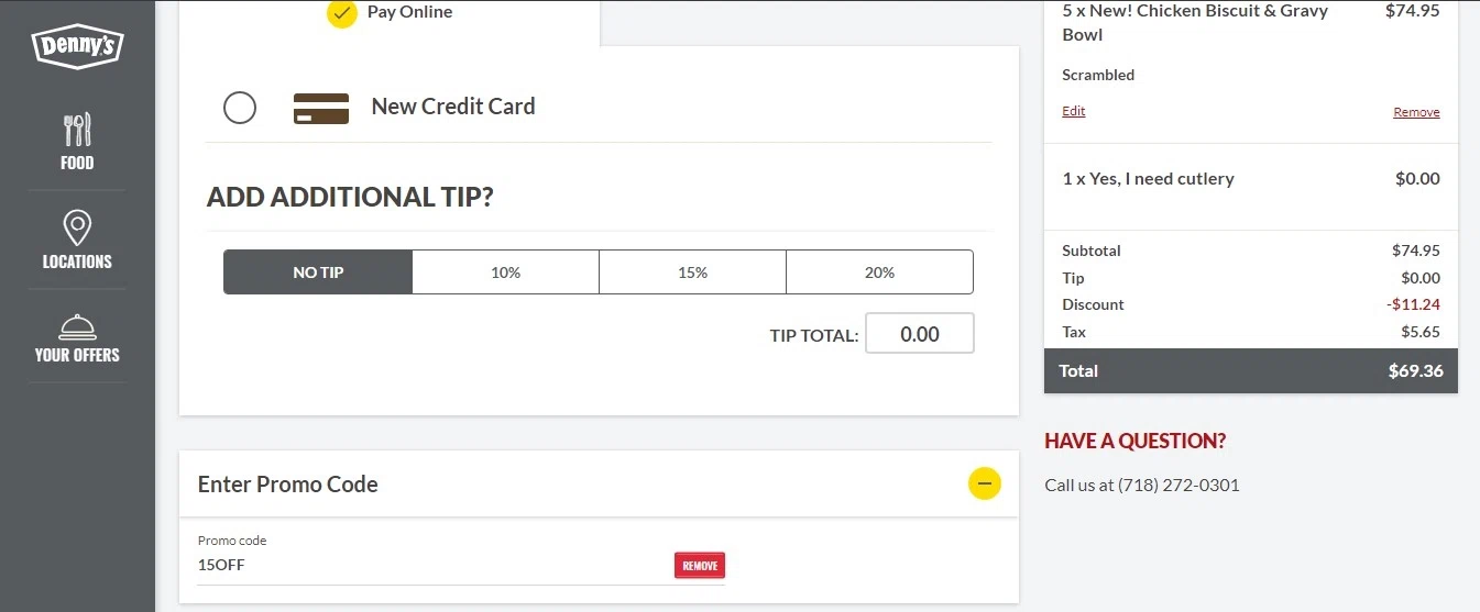 Denny's Discount Codes 15 Off in Dec 2020 SimplyCodes