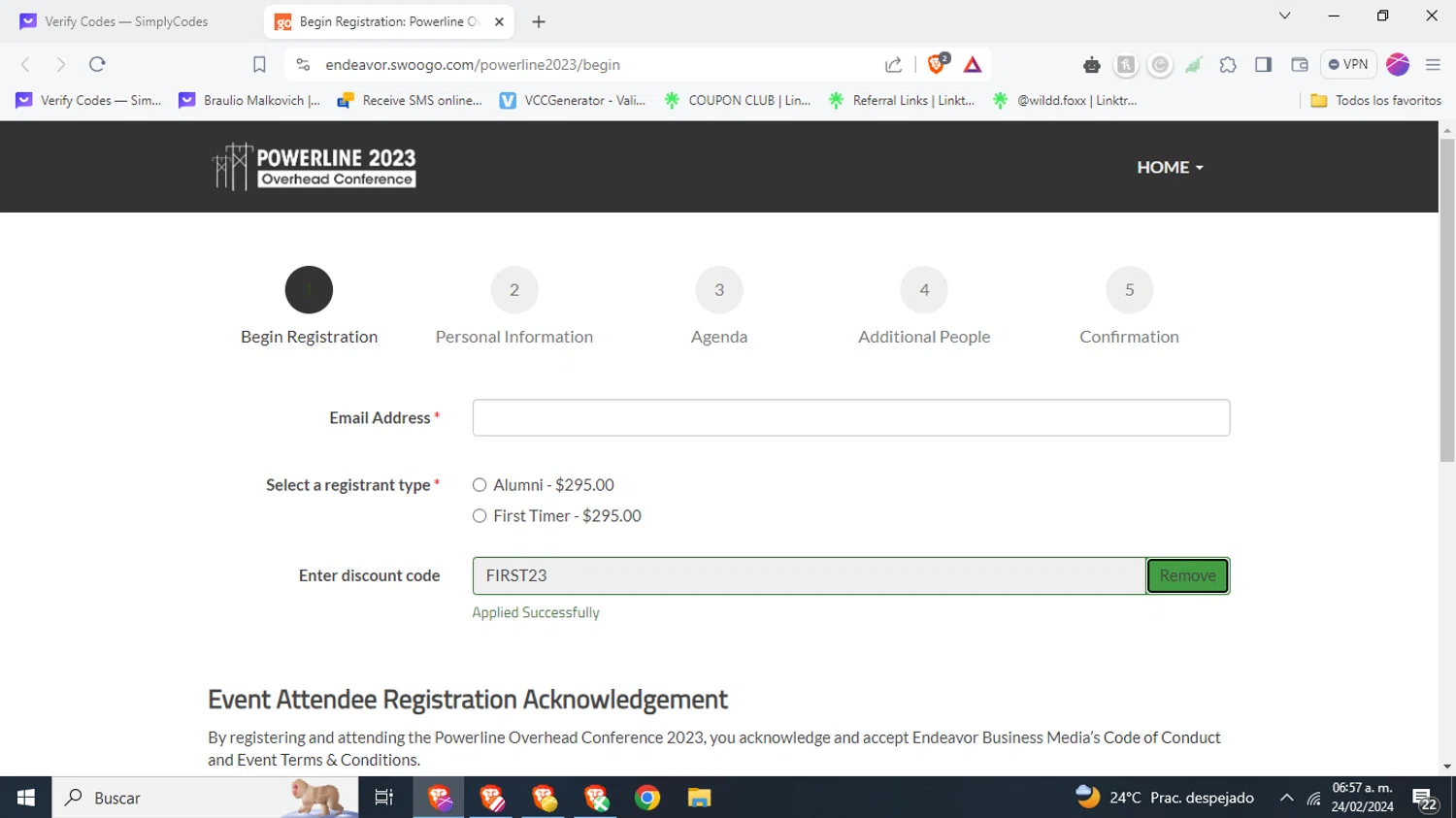 Dental Economics checkout page showing Dental Economics promo code box | Screenshot taken by SimplyCodes community member on Feb 24, 2024