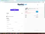 DENTIST coupon verification screenshot