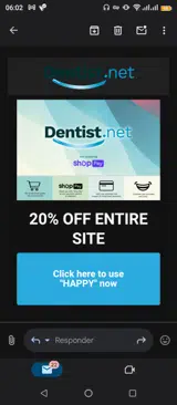 Happy coupon verification screenshot