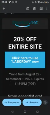 Laborday coupon verification screenshot