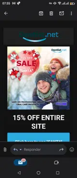 Santa coupon verification screenshot