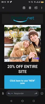 New coupon verification screenshot