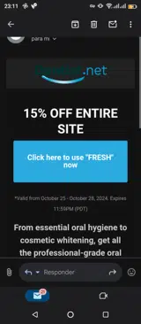 Fresh coupon verification screenshot