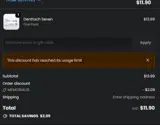 VH2XLC4K coupon verification screenshot