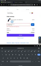 Denver Art Museum coupon verification screenshot