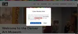 Denver Art Museum coupon verification screenshot