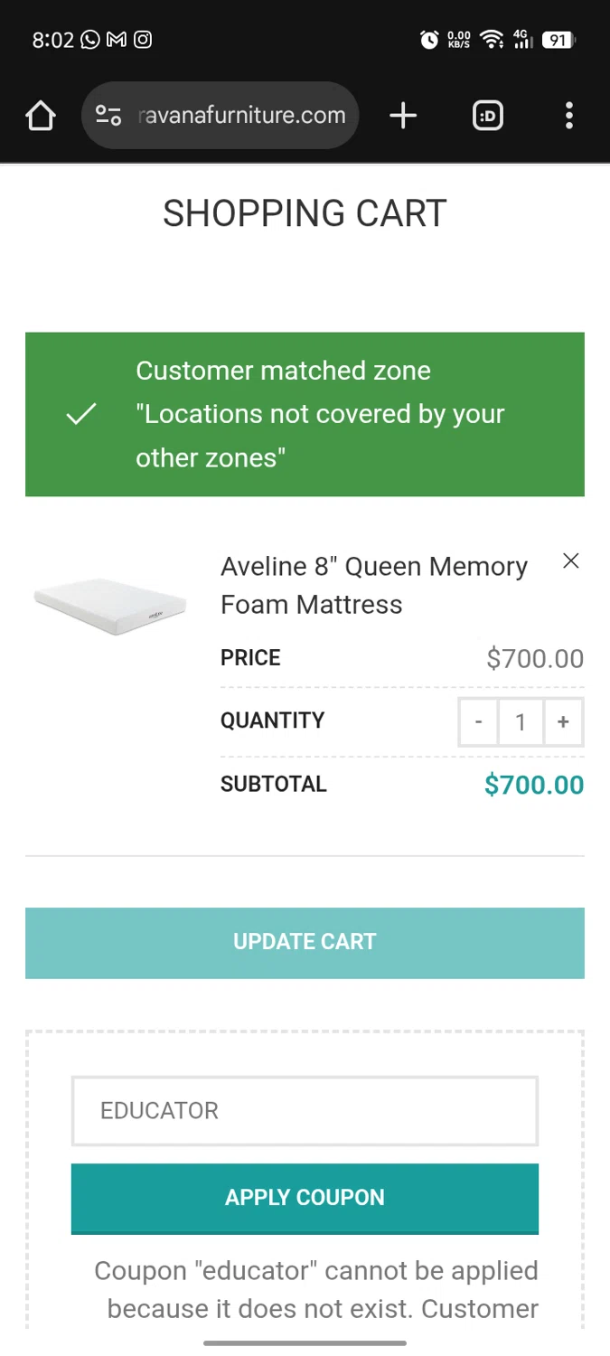 Denver Center promo code screenshot showing code EDUCATOR applied at Denver Center checkout page. Uploaded by SimplyCodes community member Jhaybeatz on Oct 18, 2025
