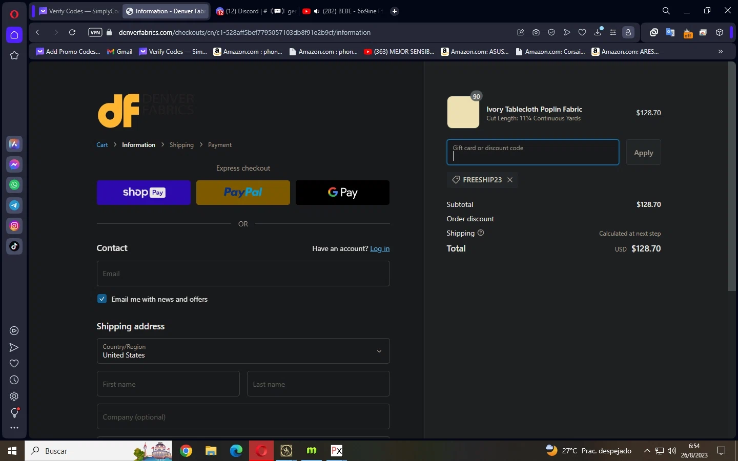 where to use Designs By Juju promo code box