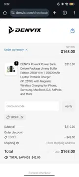 20OFF coupon verification screenshot