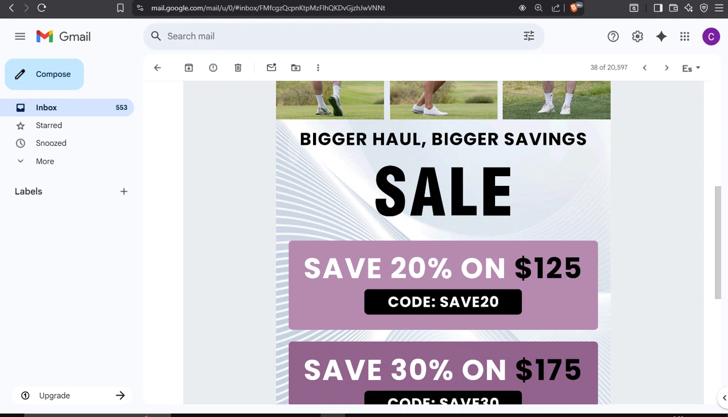 Deolax coupon code screenshot showing code SAVE20 applied at Deolax checkout page. Uploaded by SimplyCodes community member crischidy25 on Sep 14, 2025