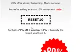 reset10 coupon verification screenshot
