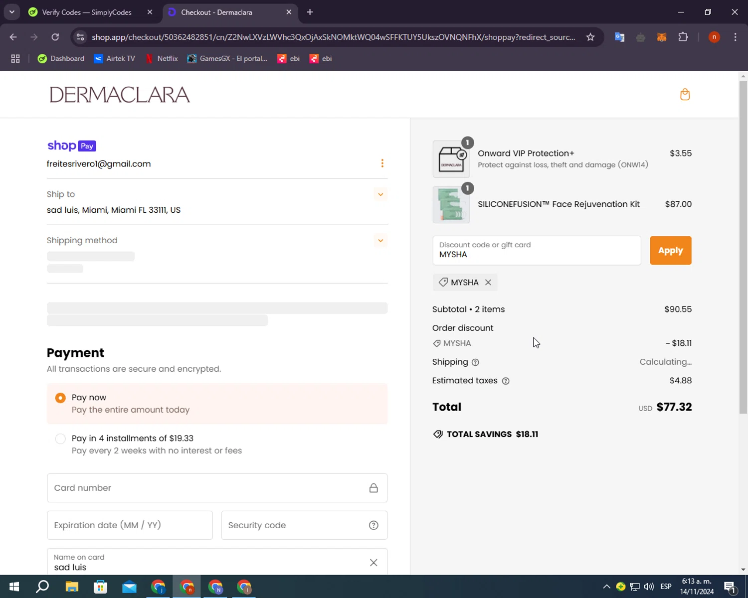 how to use Dermaclara coupons