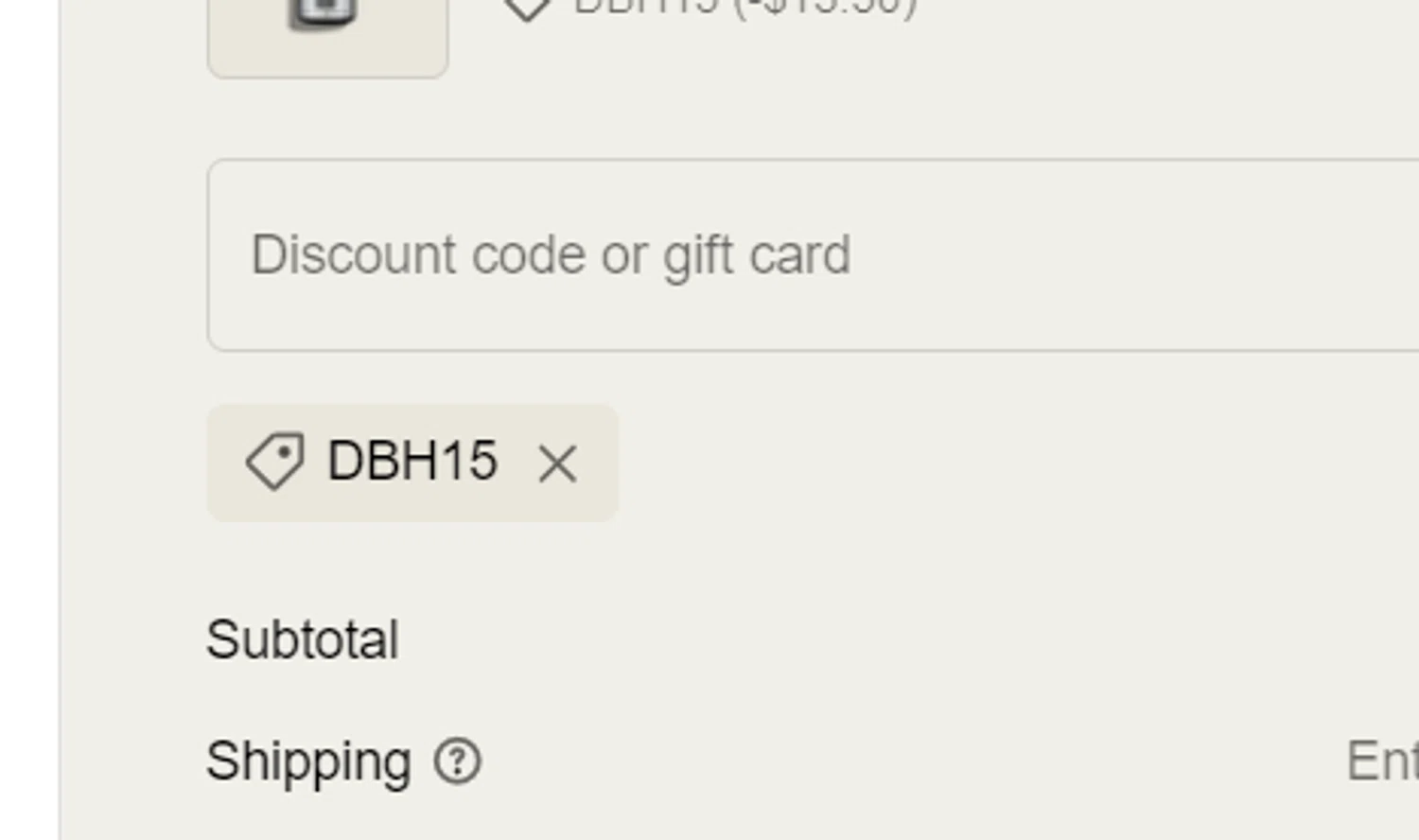 Dermaesthetics Beverly Hills promo code screenshot showing code DBH15 applied at Dermaesthetics Beverly Hills checkout page. Uploaded by SimplyCodes community member PromoPioneer5927 on Feb 5, 2025