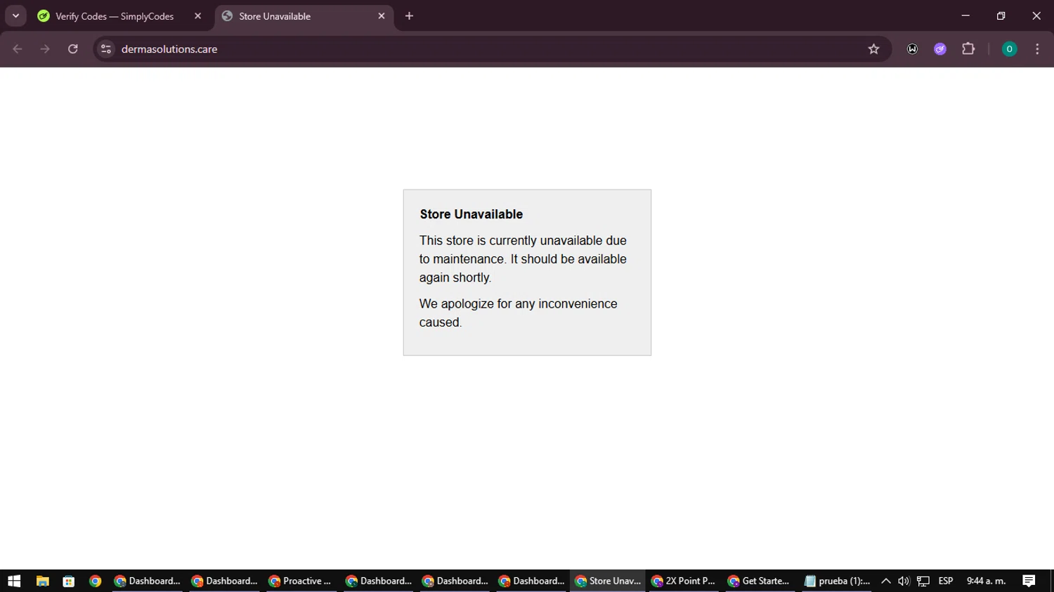 Derma Solutions coupon code screenshot showing code DEMAND10 applied at Derma Solutions checkout page. Uploaded by SimplyCodes community member LuckyDefender9428 on Nov 26, 2025