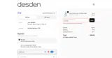 Desden coupon verification screenshot